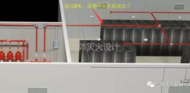 DN80及以下管道直線長度超過6m需要考慮直通