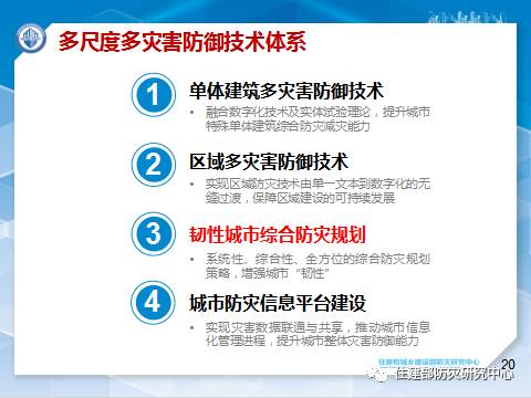 消防學術：李引擎-《城市工程建設綜合防災技術與應用研究》